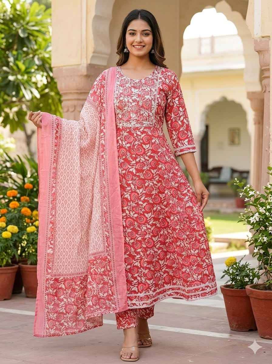K 921 By Fashid 01 to 16 Series Designer Collection Beautiful Stylish Fancy Colorful Party Wear & Occasional Wear Cambric Cotton Print Kurtis At Wholesale Price